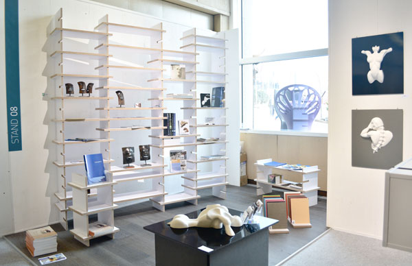 IZA - Isabelle Ardevol stand Exposition de sculptures 2014 au Salon Art et Formes, salon roman de l'art et du design.