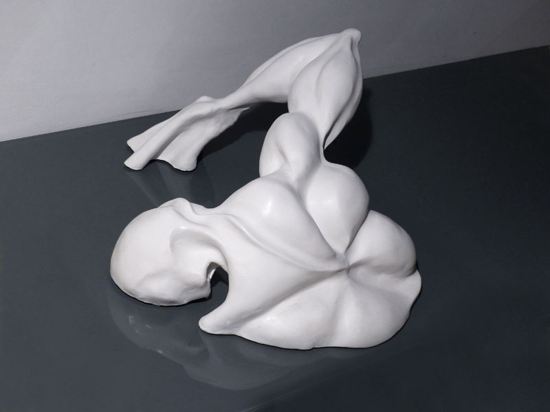 IZA - Isabelle Ardevol - Sculpture appelee Arachement, résine acrylique, 2015