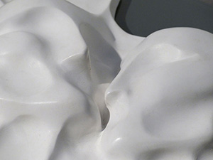 IZA - Isabelle Ardevol, Couple solaire, sculpture en resine acrylique, 2012