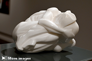IZA, Isabelle Ardevol, femme artiste contemporain, sculpteure, sculptrice, art Dualite Sculpture albatre, 2022