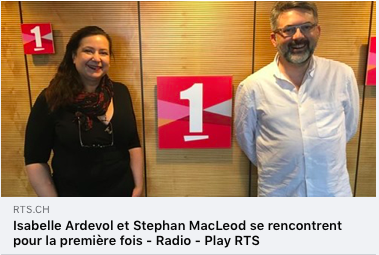  RTS Radio - Premier Rendez-vous show 2020. IZA - Isabelle Ardevol - and Stephan MacLeod interviewed.