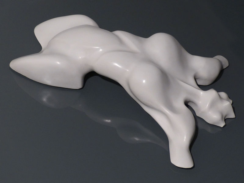 IZA, Isabelle Ardevol, sculpture Envol, resine acrylique 2012