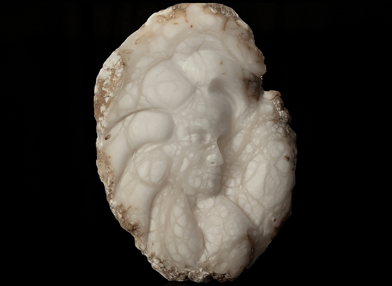 IZA, Isabelle Ardevol, sculpture en albatre appelée Symbiose - 2026