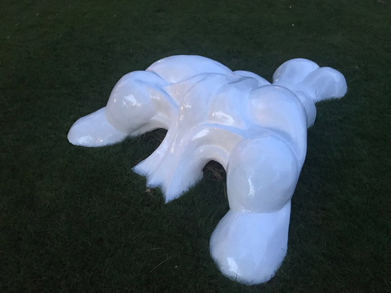 IZA - Isabelle Ardevol - Sculpture appelee Grands Nageurs, résine époxy armée de fibre de verre, 2017